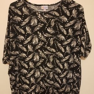 LulaRoe Feathers Irma Top